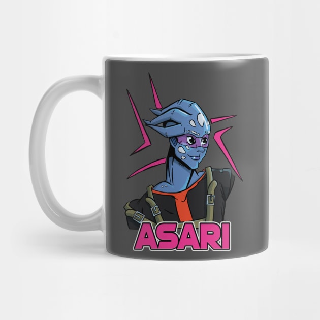 Asari Bust by Dylan